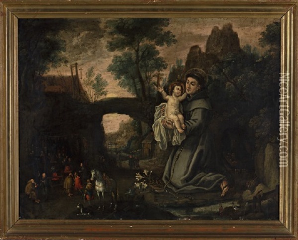 San Antonio De Padua Oil Painting - Abraham Willemsens