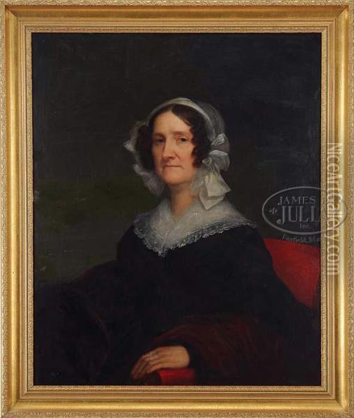 Portrait Of A Woman Oil Painting - Albert G. Hoit