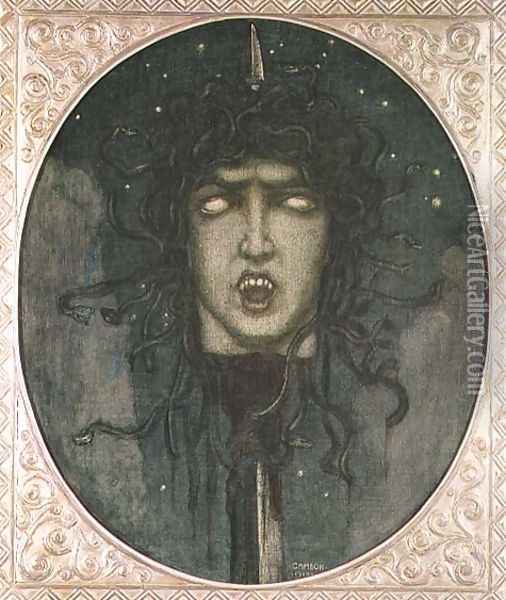 Medusa, 1919 Oil Painting - Glauco Cambon