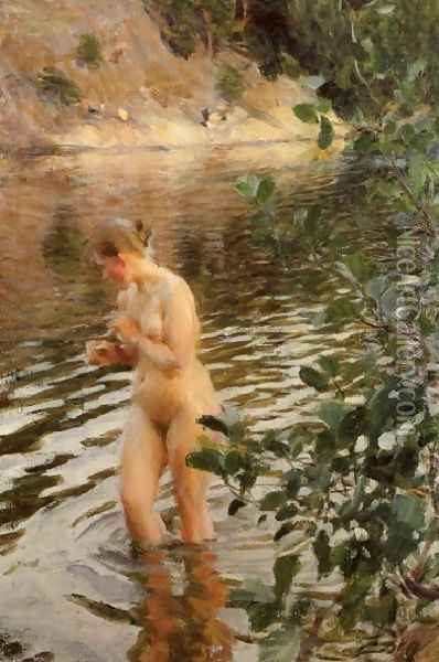 Frileuse Oil Painting - Anders Zorn