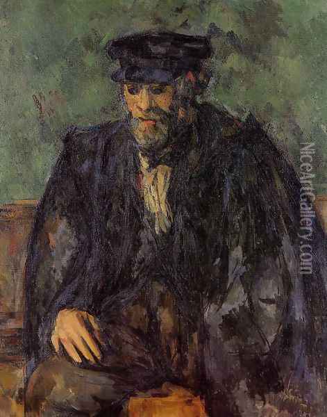 Portrait Of The Gardener Vallier Oil Painting - Paul Cezanne