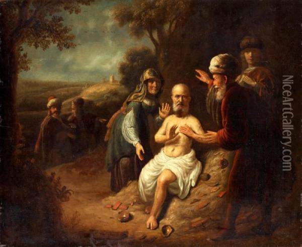 Job Oil Painting - Rembrandt Van Rijn