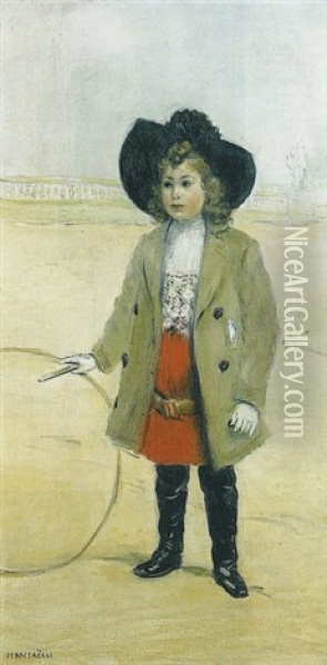 Portrait De Francois Au Cerceau Oil Painting - Jean Francois Raffaelli