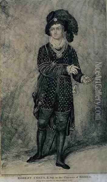 Robert Coats, Esq. in the Character of Romeo Oil Painting - Samuel de Wilde