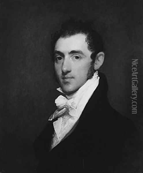 Henry Rice Oil Painting - Gilbert Stuart