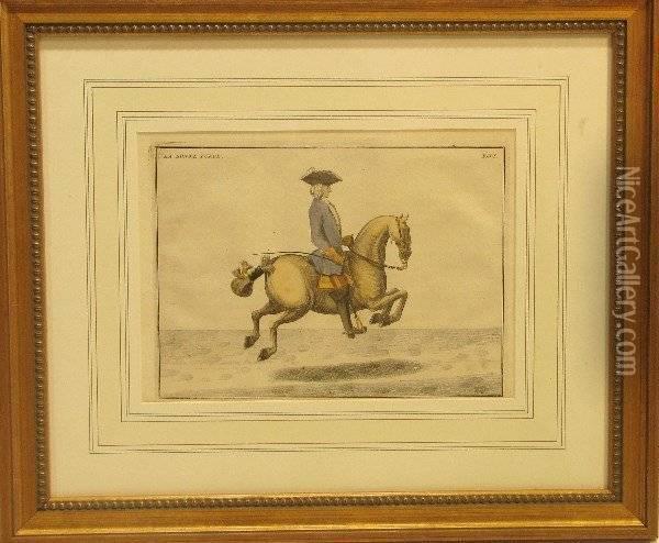 Equestrian Oil Painting - Baron D' Eisenberg