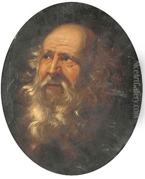 Portrait of a bearded gentleman Oil Painting - Italian School