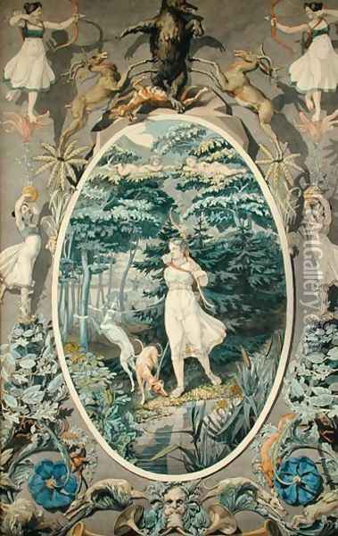 The Joy of Hunting, 1808-9 Oil Painting - Philipp Otto Runge