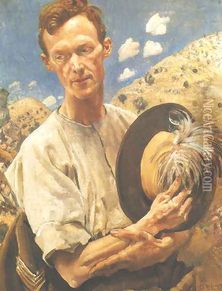 Sergeant of the Light Horse Oil Painting - George W. Lambert