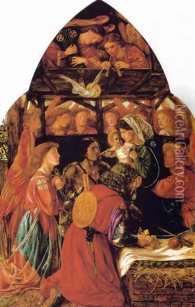 The Seed of David Oil Painting - Dante Gabriel Rossetti