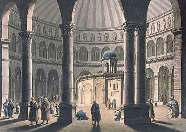 The Holy Sepulchre Oil Painting - Luigi Mayer