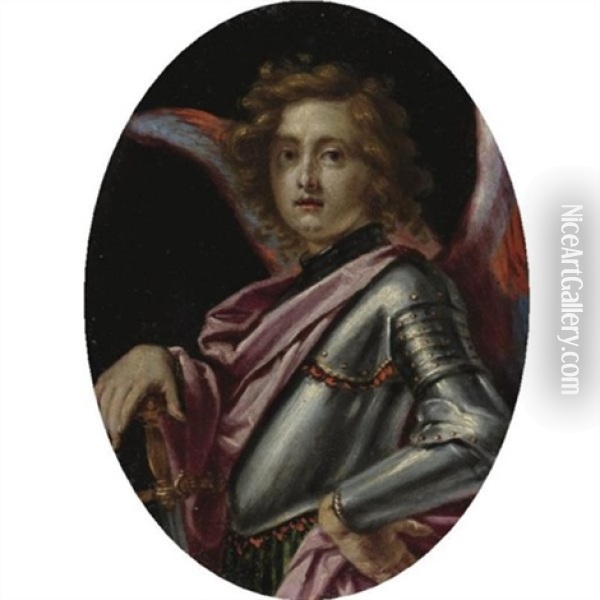 The Archangel Michael Oil Painting - Cesare Dandini