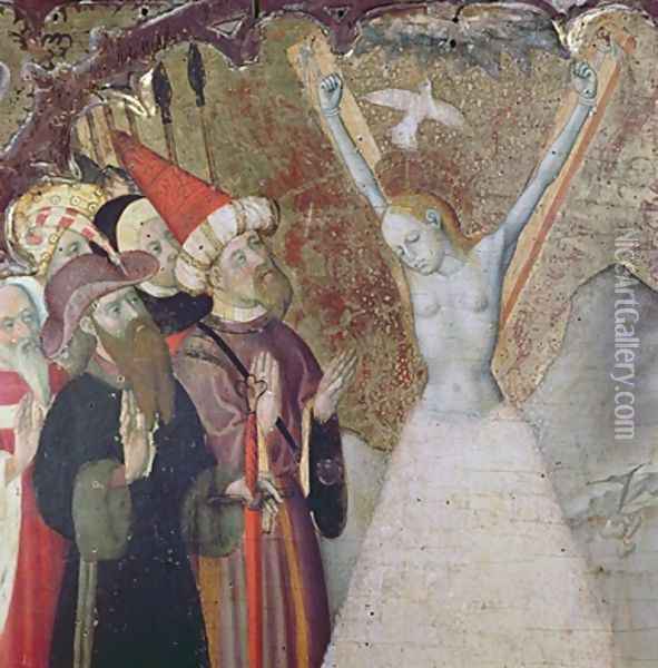 Martyrdom of St Eulalia Oil Painting - Bernat (Bernardo) Martorell
