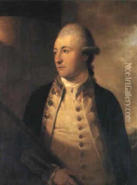 Portrait Of Admiral Samuel Pitchford Cornish (1739-1816) Oil Painting - Nathaniel Dance Holland (Sir)