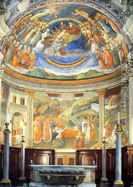 View of the Apse of the Cathedral Oil Painting - Filippino Lippi
