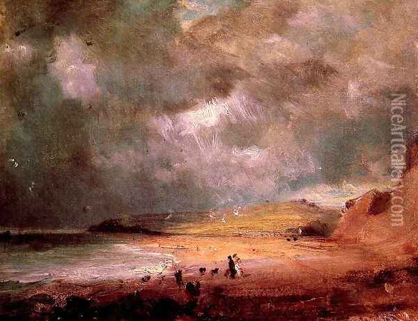Weymouth Bay Oil Painting - John Constable