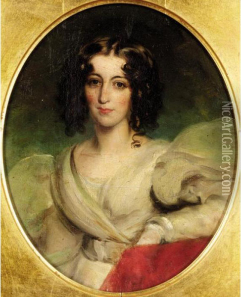 Portrait Of Lady Musgrave Oil Painting - Sir Thomas Lawrence