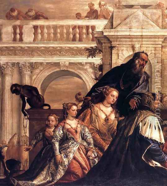 The Family of Darius before Alexander (detail) Oil Painting - Paolo Veronese (Caliari)