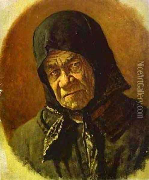 Beggar Ninety Six Years Old 1891 Oil Painting - Vasili Vasilyevich Vereshchagin
