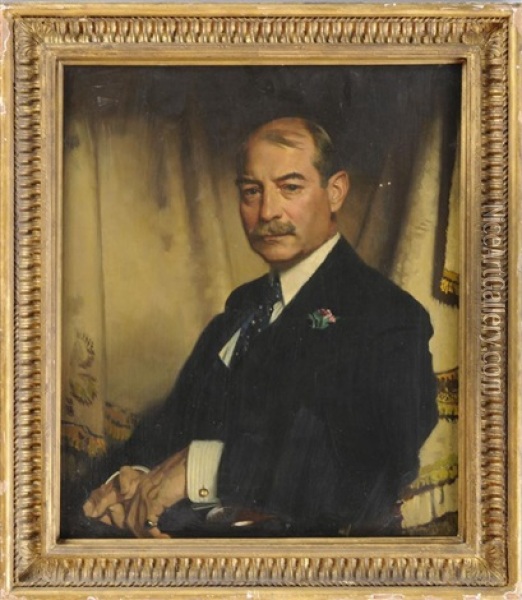 Portrait Of A Gentleman Oil Painting - Sir William Orpen