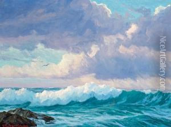 Clearing Skies Oil Painting - Roi Clarkson Colman