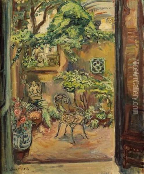 Le Jardin Oil Painting - Emile-Othon Friesz