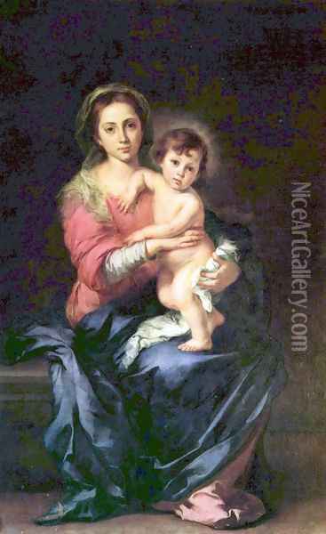 Madonna1 Oil Painting - Bartolome Esteban Murillo