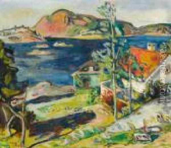 Nordenvind, Skatoy 1939 1939 Oil Painting - Peder Deberitz