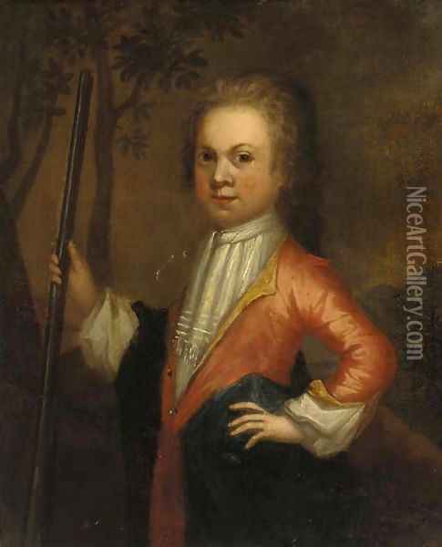 Portrait of a boy 2 Oil Painting - Charles D'Agar