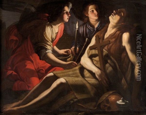 La Mort De Marie-madeleine Oil Painting - Francesco Rustici