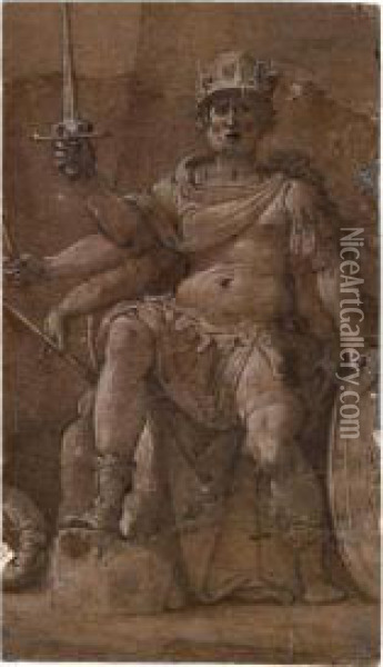 Imperatore Romano Oil Painting - Avanzino Nucci