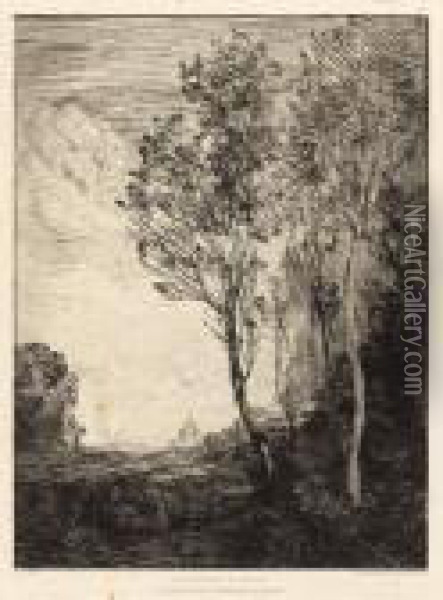 Souvenir D'italie Oil Painting - Jean-Baptiste-Camille Corot