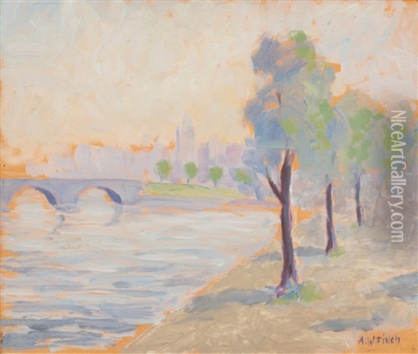 Motif From Paris Oil Painting - Alfred William (Willy) Finch