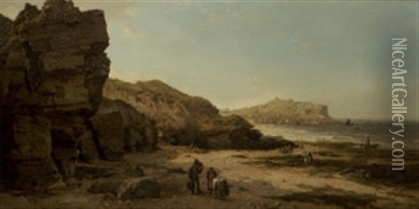 Beach Landscape Oil Painting - Edward Henry Holder