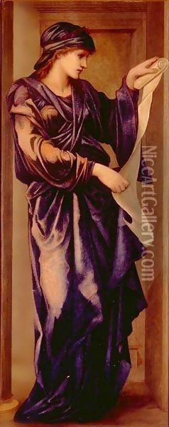 Sybil Oil Painting - Sir Edward Coley Burne-Jones