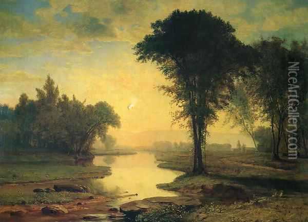 The Elm Oil Painting - George Inness