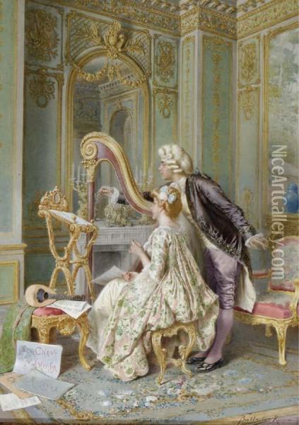 Chant D'amour Oil Painting - Federico Ballesio
