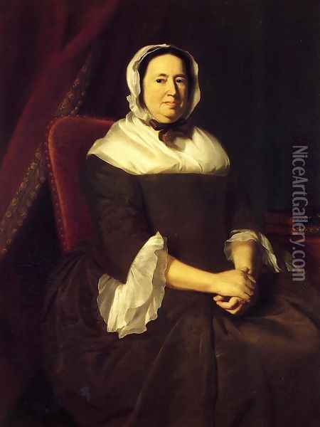 Mrs. Samuel Hill, nee Miriam Kilby Oil Painting - John Singleton Copley