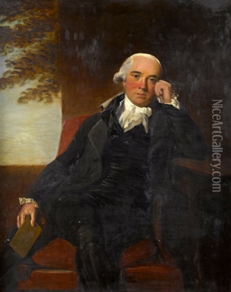 Portrait Of William Creech Oil Painting - Sir William Beechey