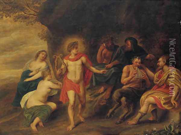 Apollo and Marsyas Oil Painting - Sir Peter Paul Rubens