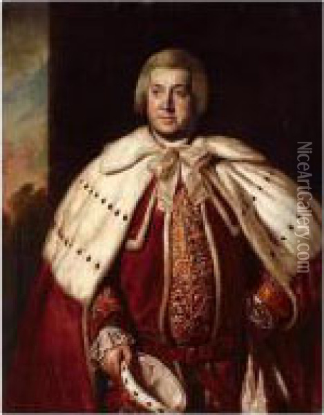 Portrait Of John Bligh, 3rd Earl Of Darnley Oil Painting - Sir Nathaniel Dance-Holland