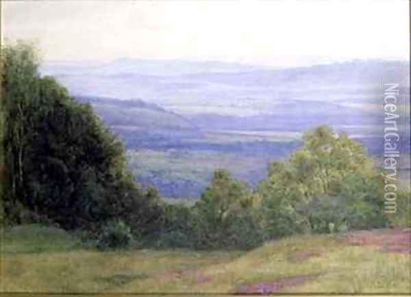 From Kings Ley Green near Haslemere Oil Painting - Sir Frank Dicksee
