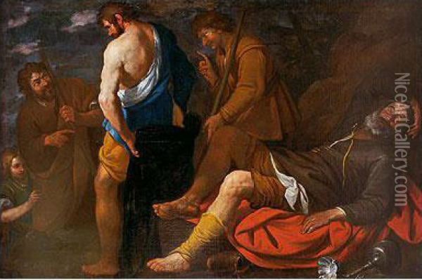 Sueno De Jacob Oil Painting - Giovanni Andrea di Ferrari