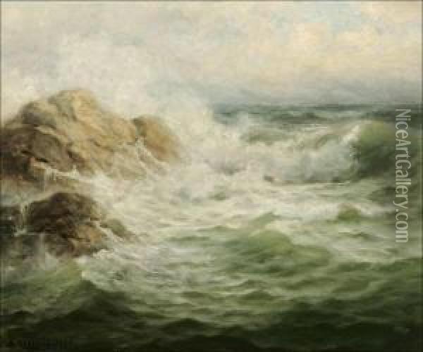 Seascape Oil Painting - Nels Hagerup