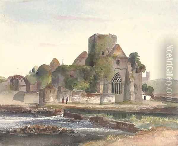 Ross Castle, Killarney, Co. Kerry Oil Painting - Harriet Cheney
