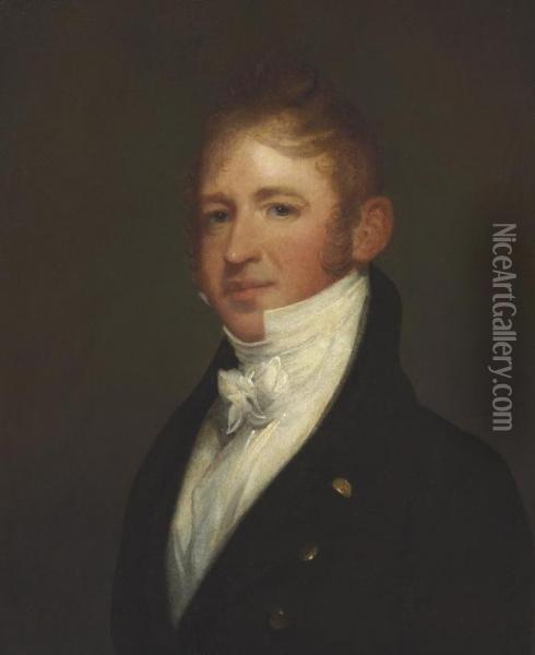 John Stevens Ellery Oil Painting - Gilbert Stuart