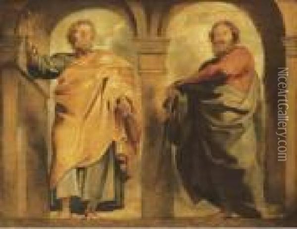 Saint Peter And Saint Paul Oil Painting - Peter Paul Rubens
