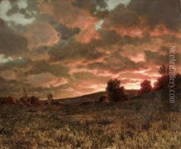 Landscape Oil Painting - R. Alfred Queck
