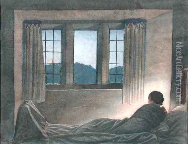 Study for The End of the Day, 1934 Oil Painting - Henry A. (Harry) Payne