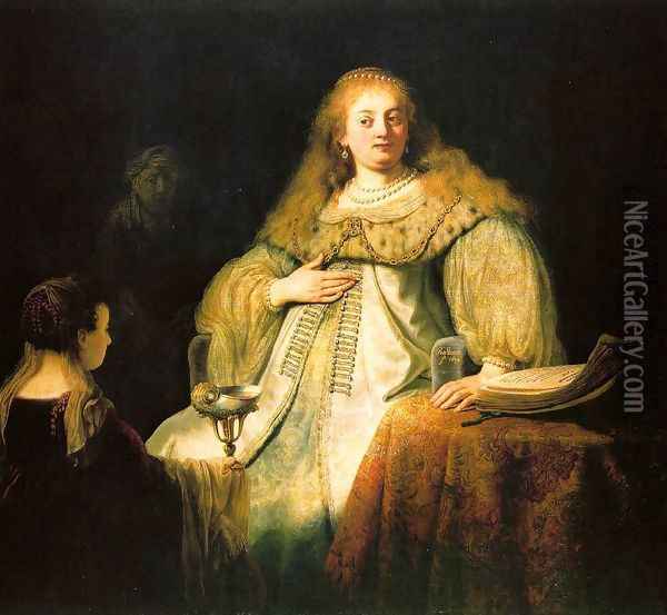 Artemisia 1634 Oil Painting - Rembrandt Van Rijn
